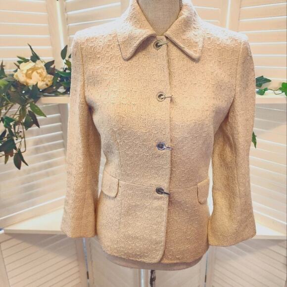 DOLCE & GABBANA MADE IN ITALY JACKET WITH SILK SIZE 40 (US 8) - Picture 1 of 8